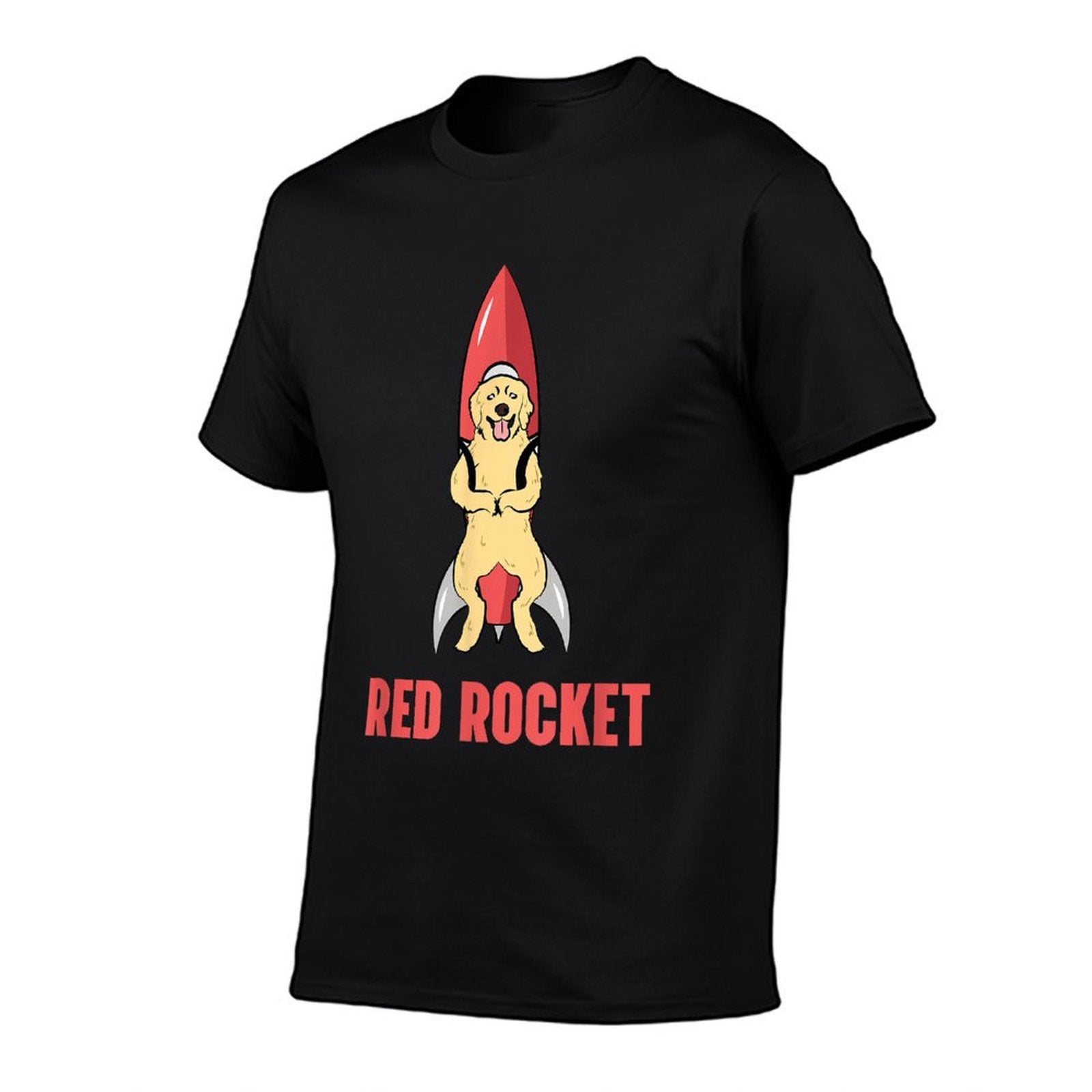 Red Rocket Dog Funny Dank Meme Memes Men Women  Oversized Silhouette T-Shirt
