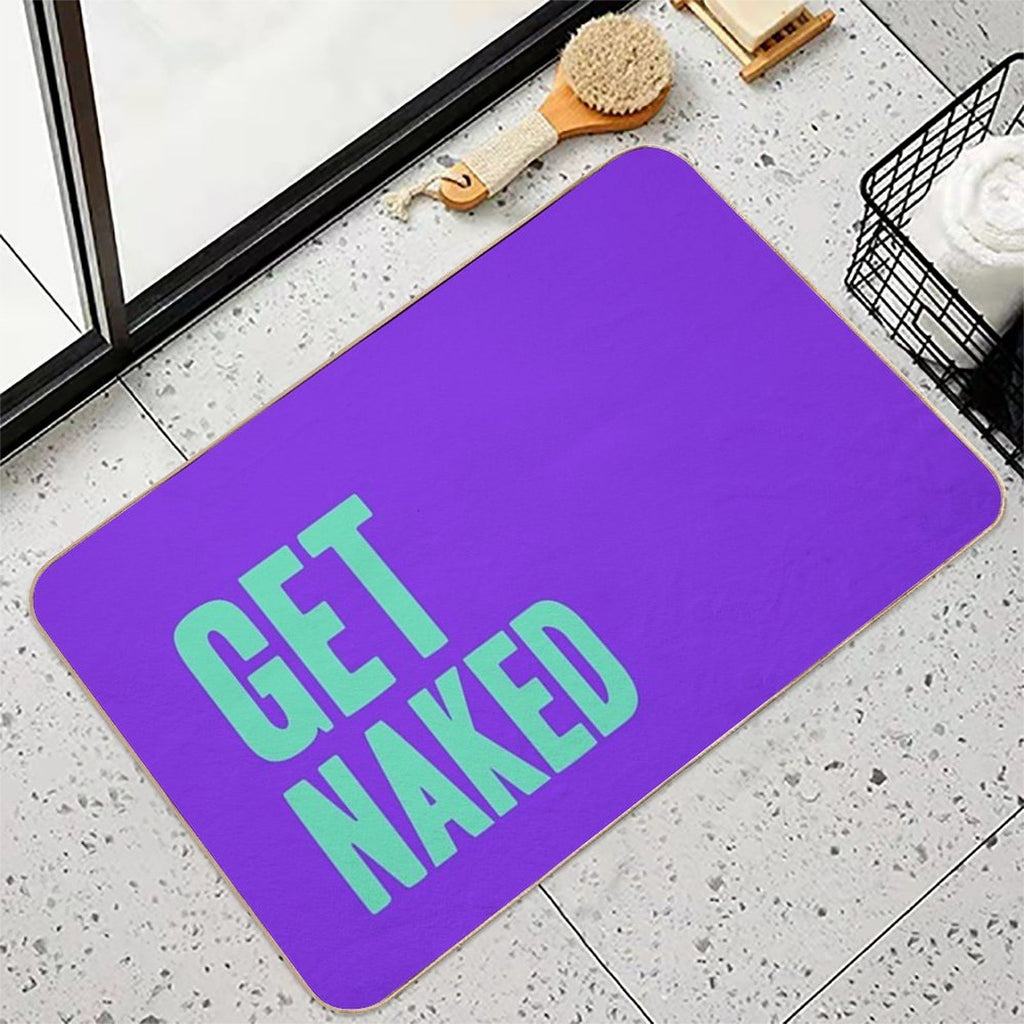 Get Naked - Purple And Blue  Multi-Purpose Bath Mat