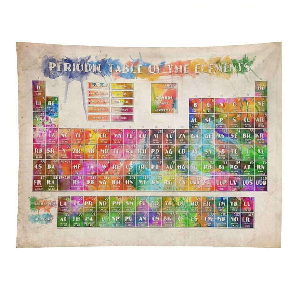 Periodic Table of The Elements 2 Tapestry