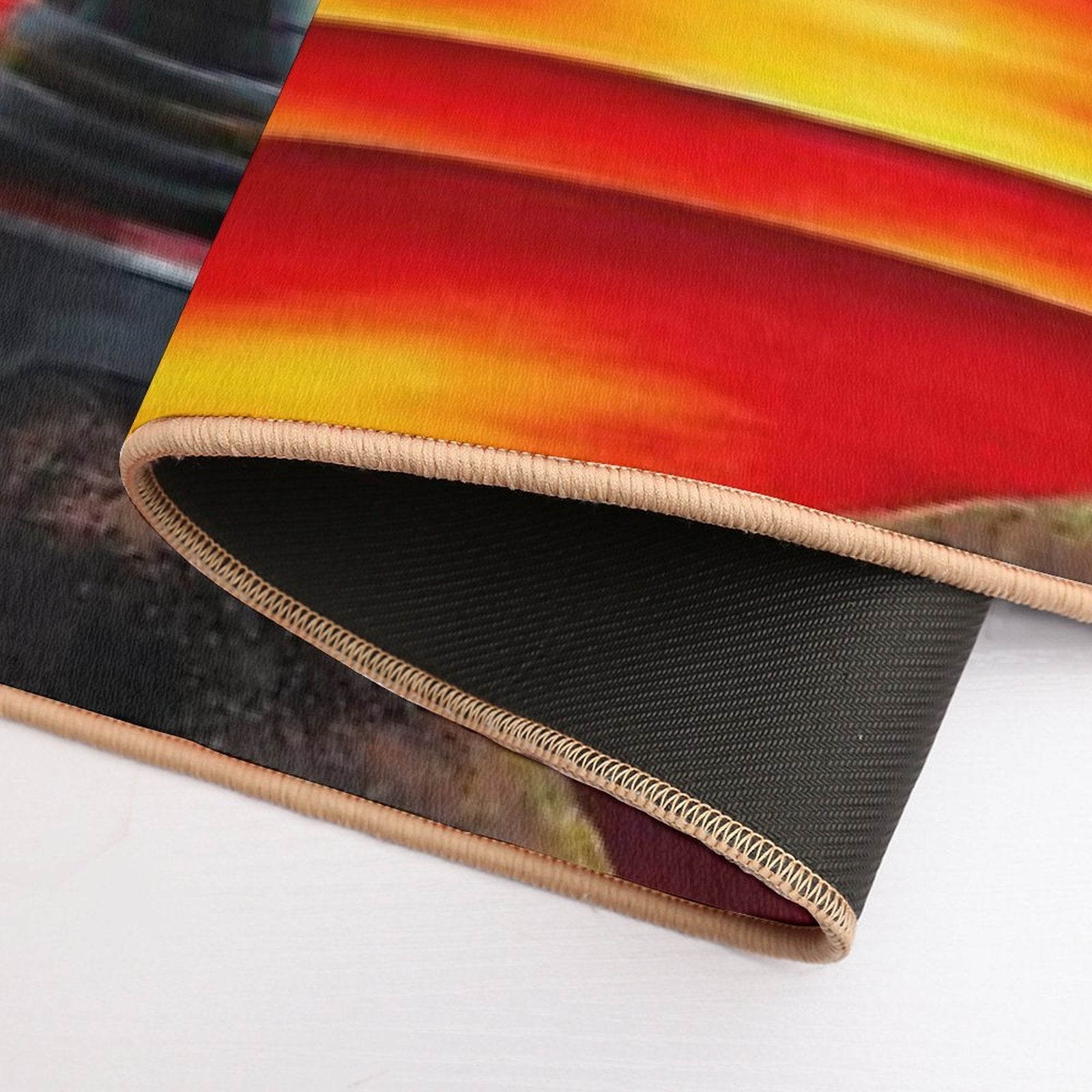 Vermilion  Dirt-Trapping Bath Mat