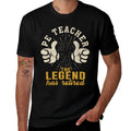 Retired PE Teacher The Legend Has Retired Funny Retirement  High-quality Stitching T-Shirt