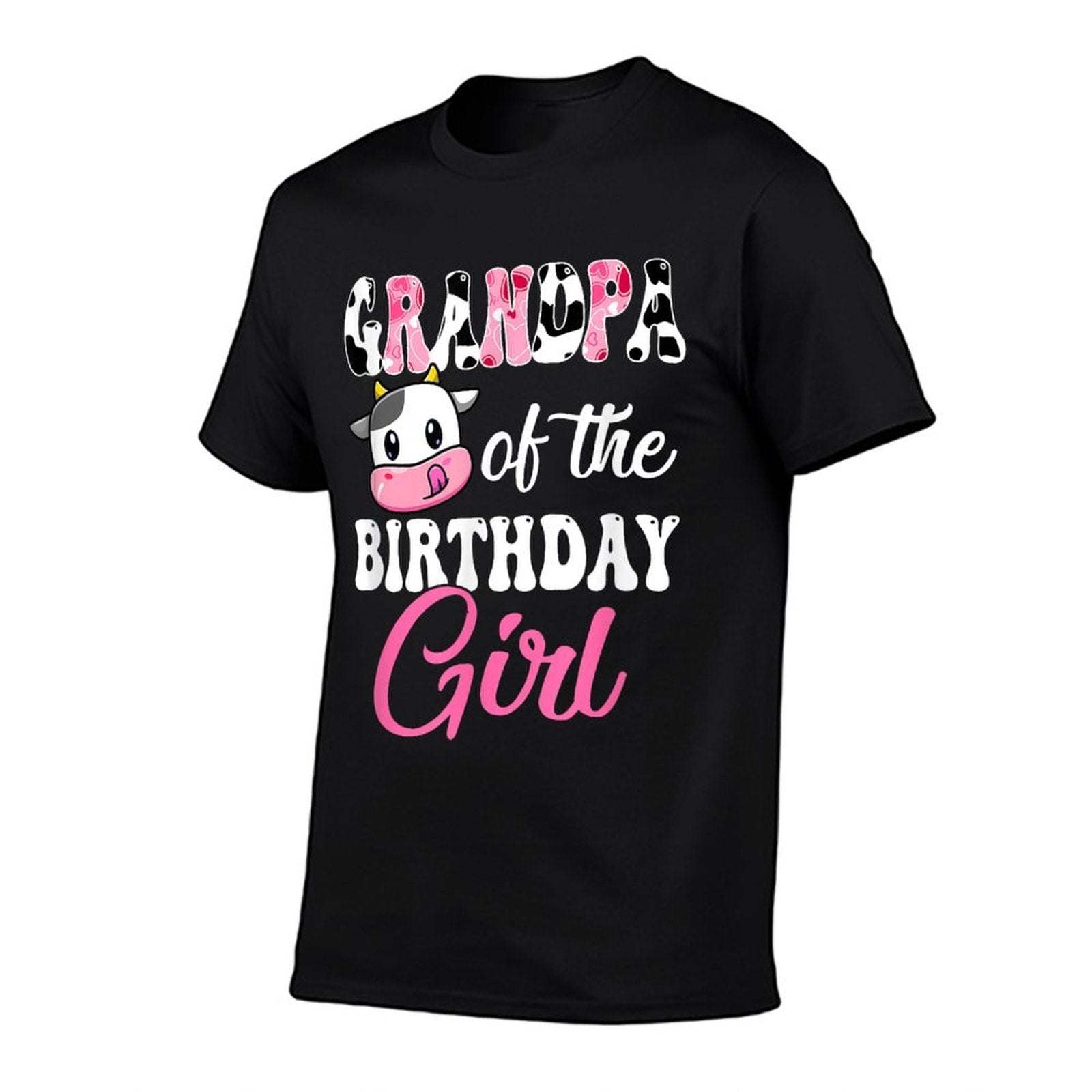 Grandpa Of The Birthday Girl Farm Cow 1St Birthday Girl  Affordable Price T-Shirt