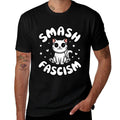 Smash Fascism, Funny Anti-Fascism Cat  Relaxed-fit T-Shirt