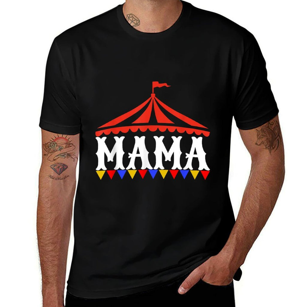 Circus Mama of The Birthday Boy & Girl Carnival Family  Soft T-Shirt