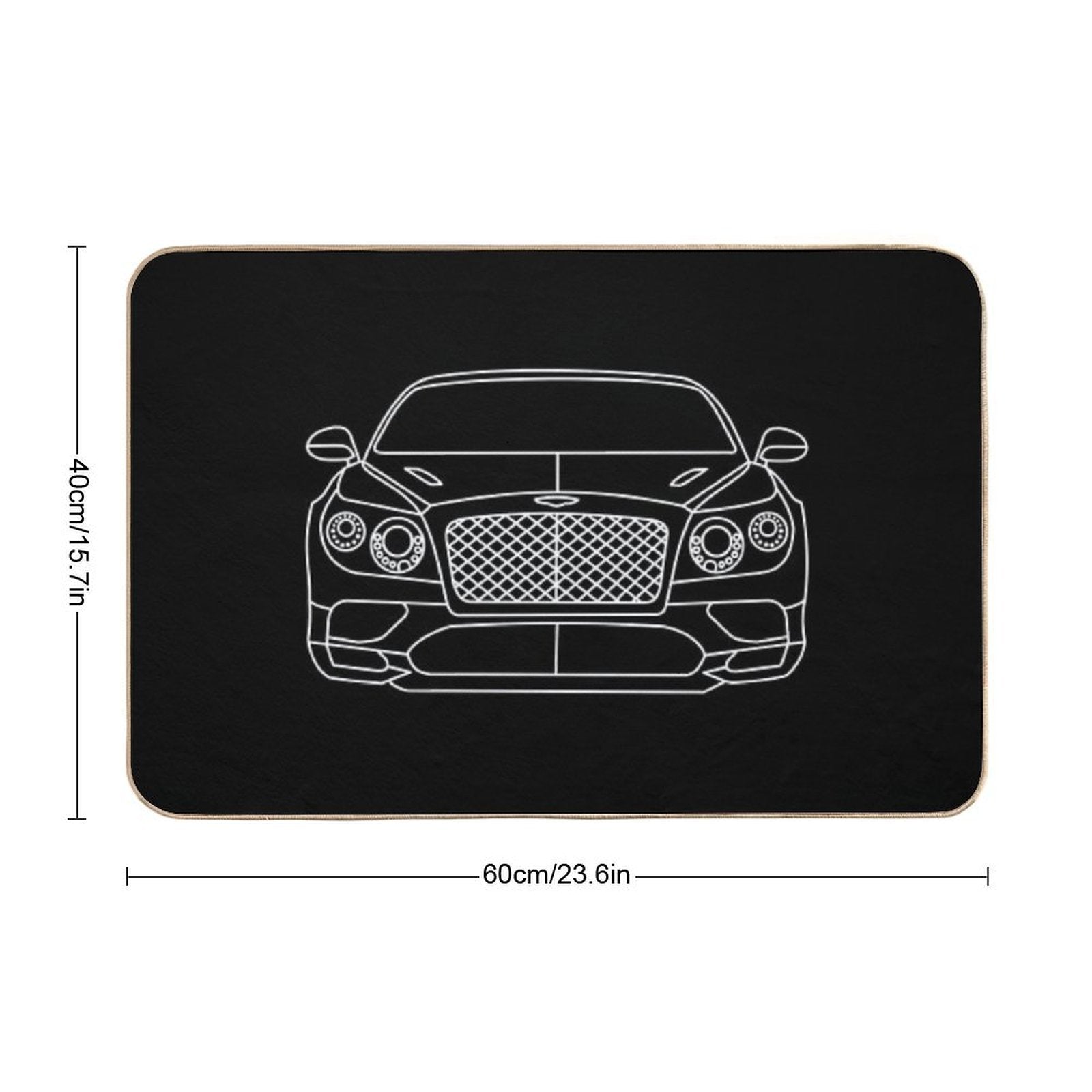 Bentley ContinentalGT  Eco-Friendly Bath Mat