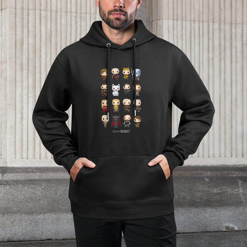 Game Of Thrones Group Shot Pop Art Figures Machine Washable Hoodie