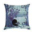 A Quiet Spot of Tea Soft Anti-Pilling Throw Pillow