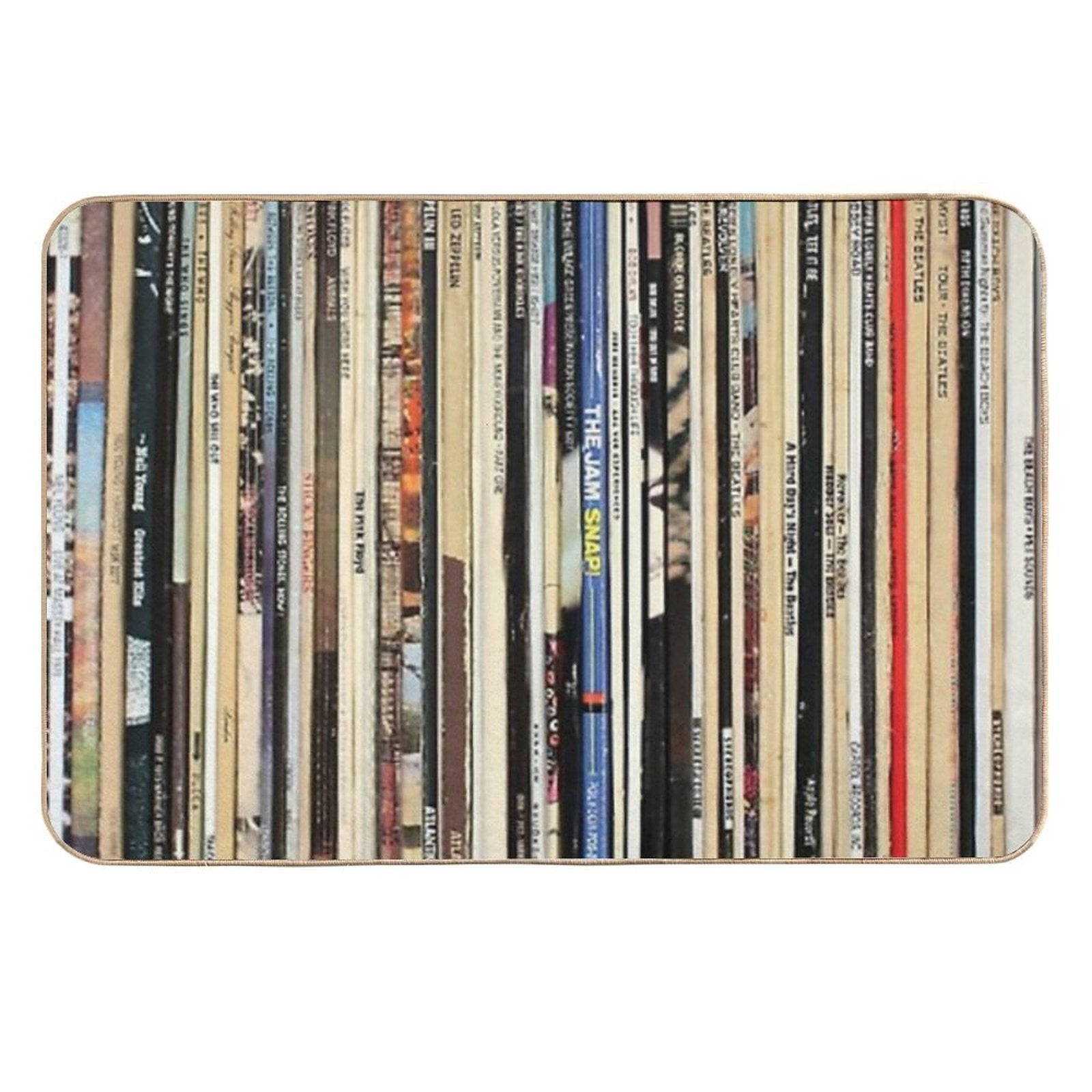 Classic Rock Vinyl Records  Anti-Trip Bath Mat
