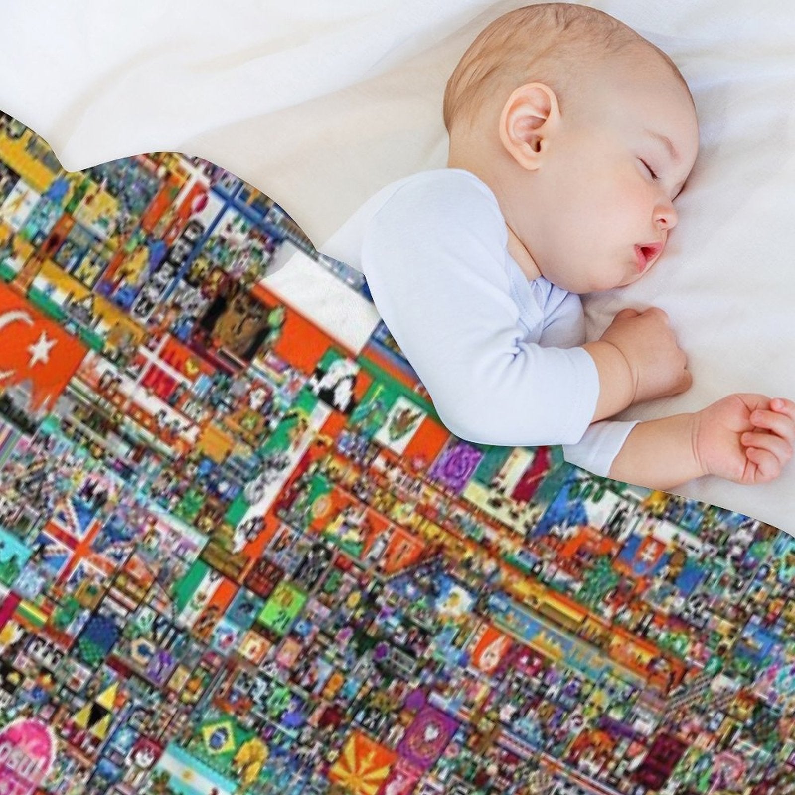 Reddit Place Rplace Sustainable Throw Blanket