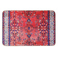 Antique Tabriz Persian Rug Print With Red Field  Slip-Resistant Bath Mat
