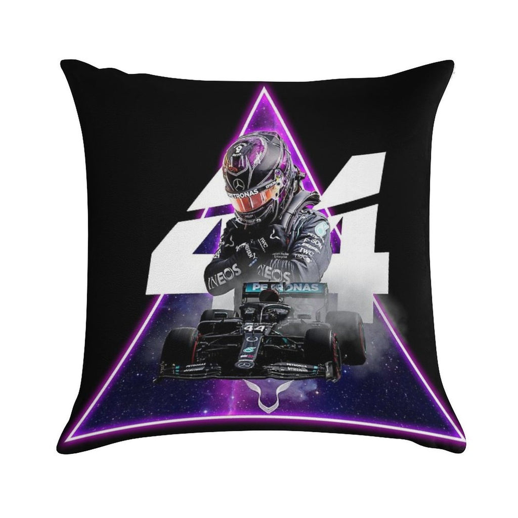 Lewis Hamilton F1 Mercedes Champion 2020 Soft Fade-Resistant Throw Pillow
