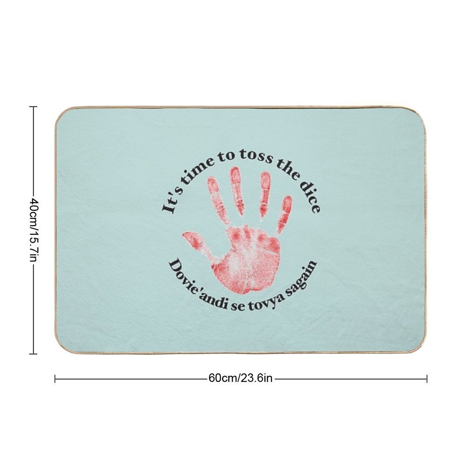 Band of The Red Hand  Odorless Bath Mat
