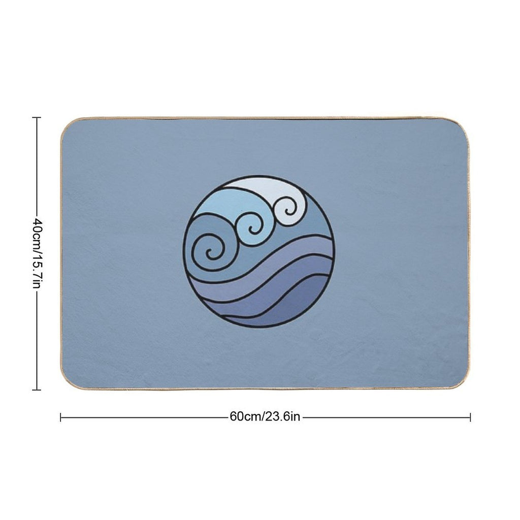 Water Tribe  Fade-Resistant Bath Mat