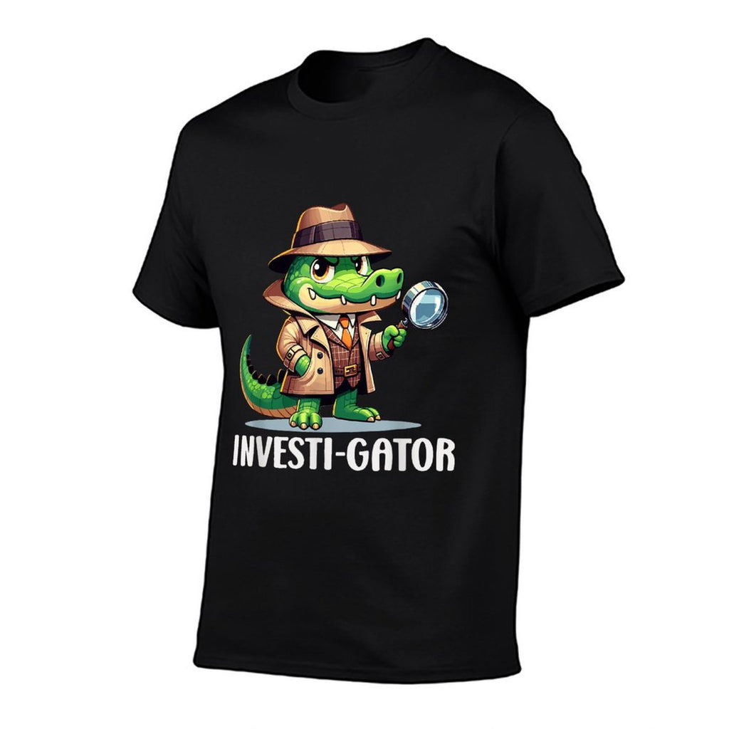 Private Investigator PI Funny Alligator Pun Detective Spy  Quick-drying T-Shirt