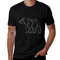 Polygonal Geometric Grizzly Bear T-shirts Clothing Gifts  Quick-drying T-Shirt