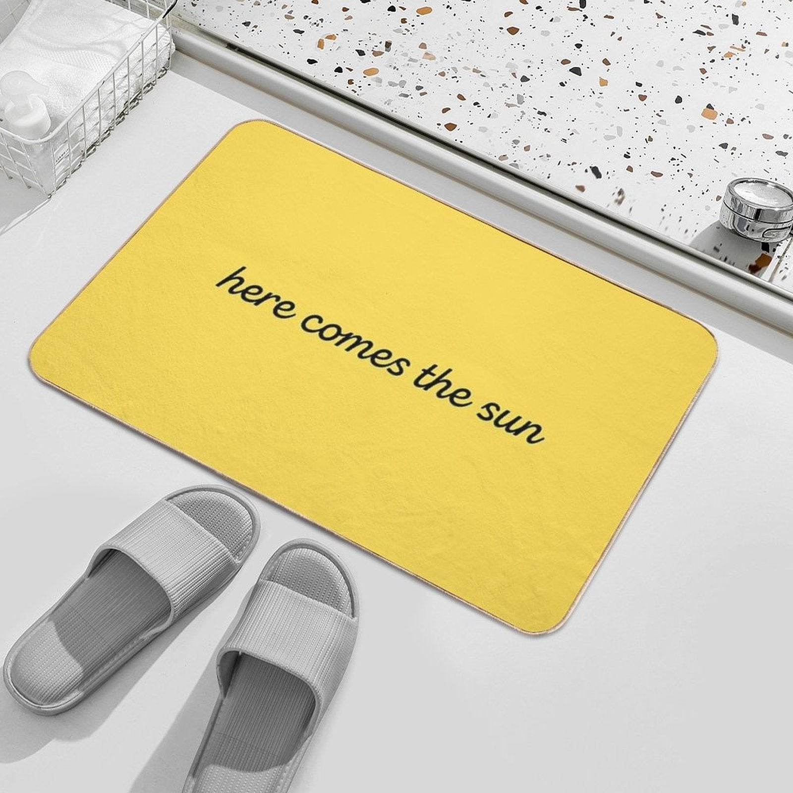 Here Comes The Sun  Pet-Safe Bath Mat