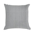 Old Fashioned Ticking Stripes Black And White Soft Shrink-Resistant Throw Pillow