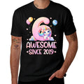 Unicorn 6th Birthday 6 Year Old Unicorn Party Girls Outfit  Soft T-Shirt