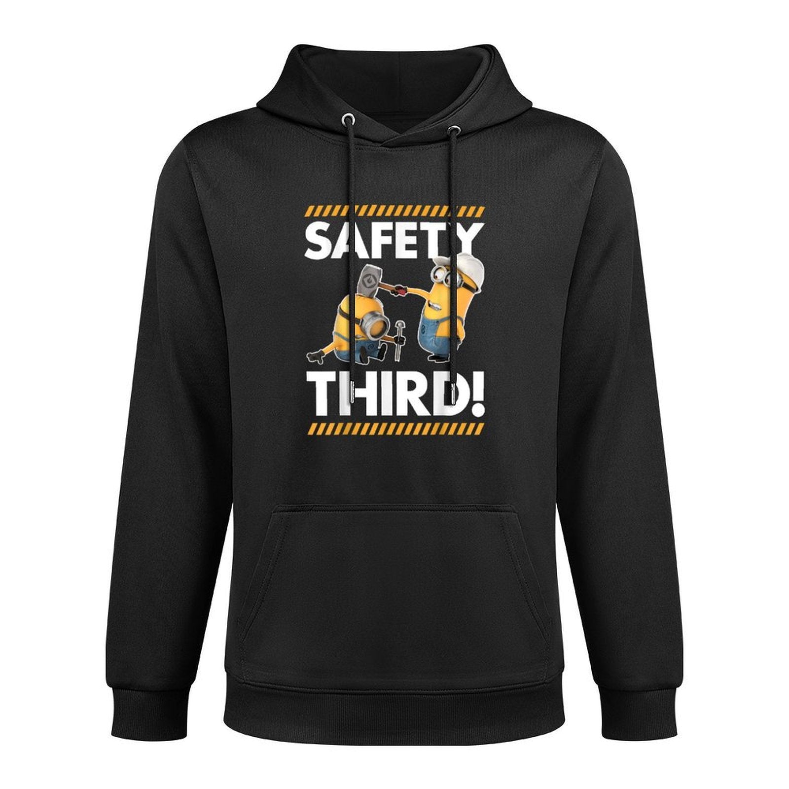 Despicable Me Minions Safety Third Graphic Shrink-Resistant Hoodie