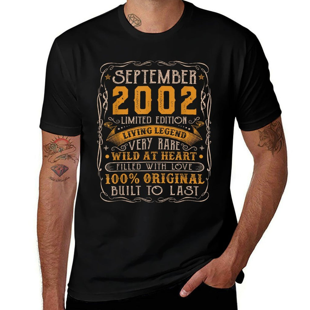 21 Year Old Bday Awesome Since September 2002 21st Birthday  Slim-fit Cut T-Shirt