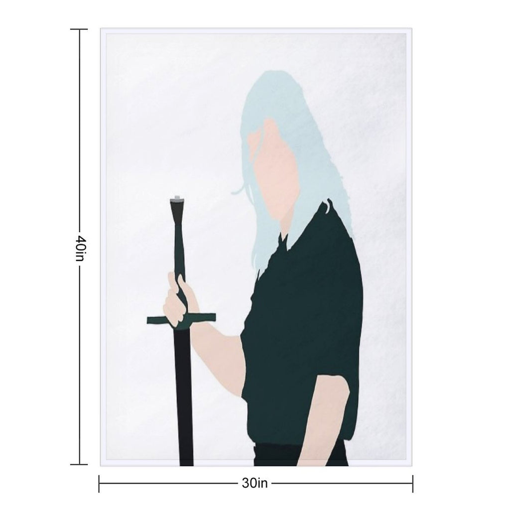 The Witcher  Geralt of Rivia All-season Throw Blanket