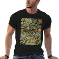 Vintage Inspired Flower Botanical Chart for Plant Lover  Summer-ready Fabric T-Shirt