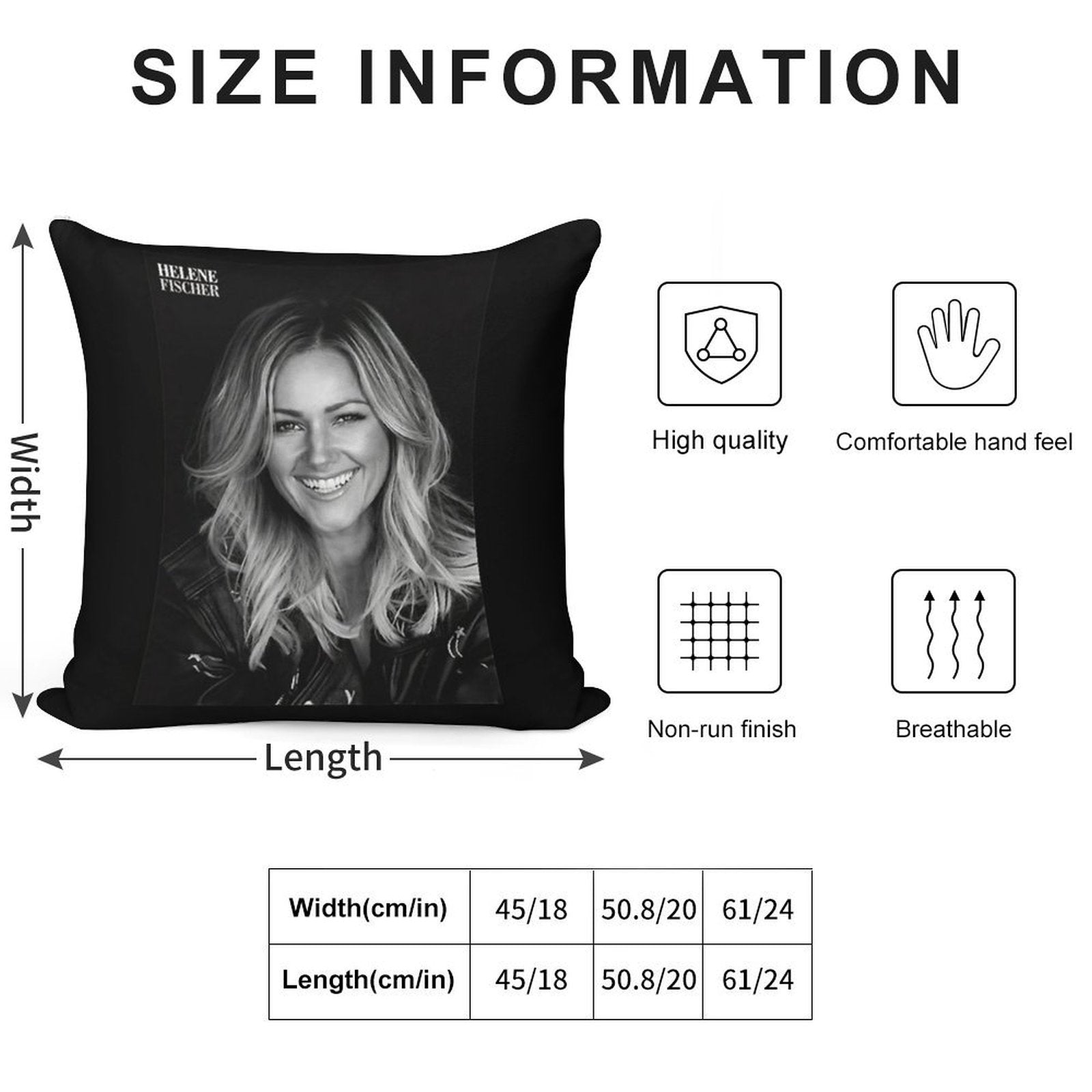 Helene Fischer Soft Bedroom Essential Throw Pillow