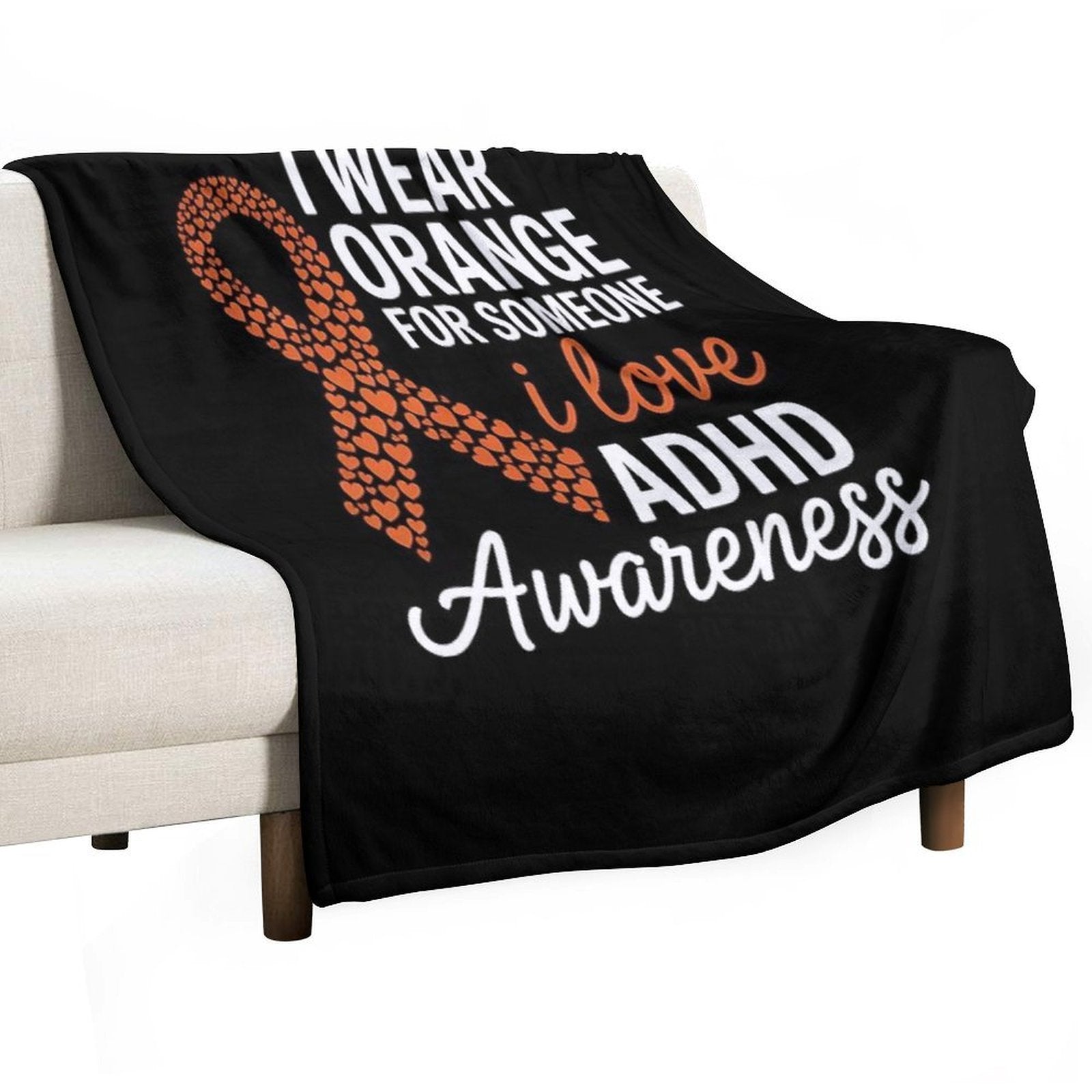 ADHD Awareness Month ADHD Embrace Neurodiversity Velvety-soft Throw Blanket