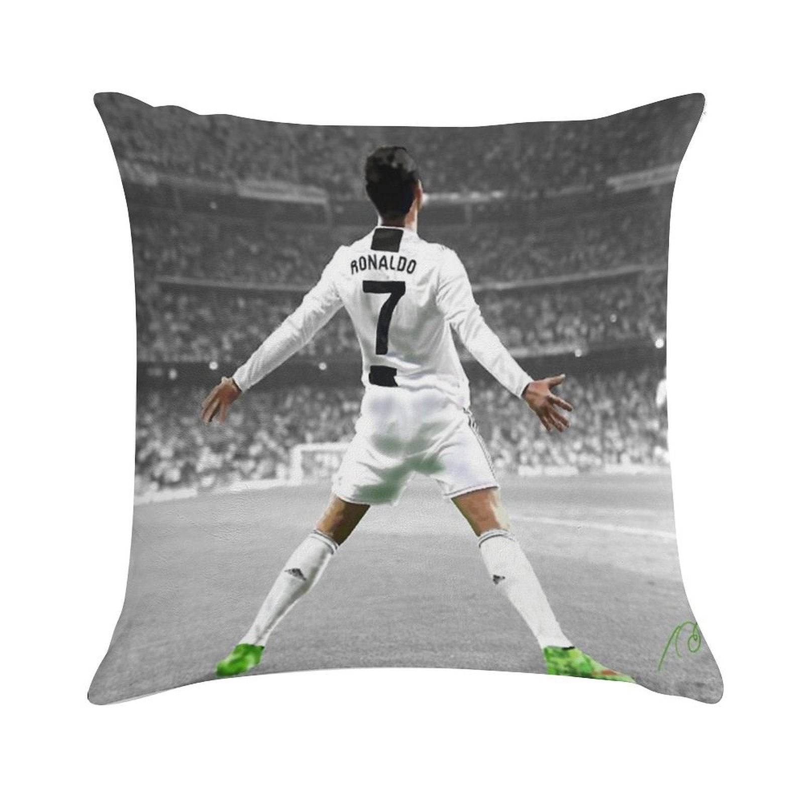 Cristiano Ronaldo Soft Gift Ready Throw Pillow