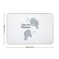 Save The Manatees  Anti-Trip Bath Mat