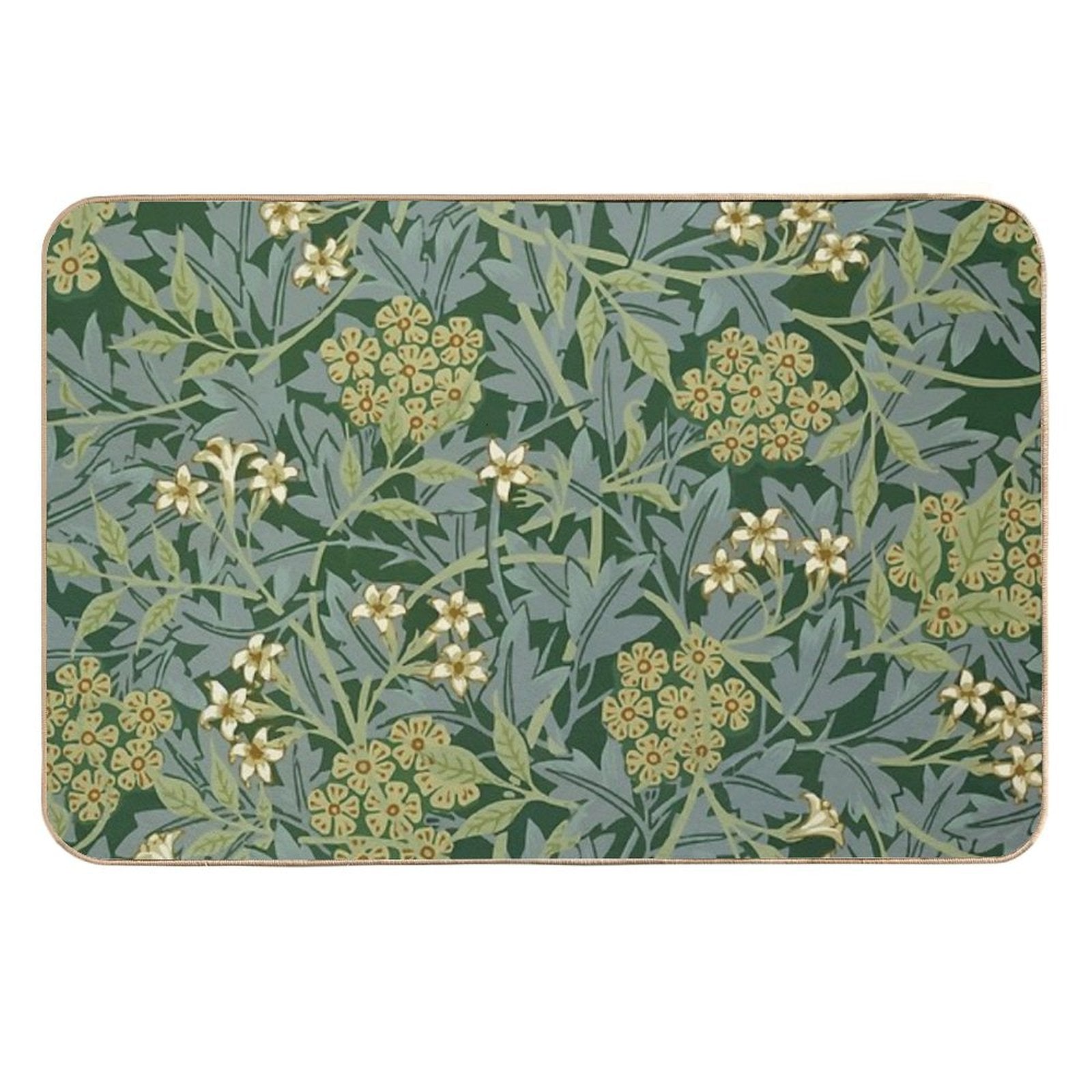Jasmine by William Morris  Stain-Proof Bath Mat