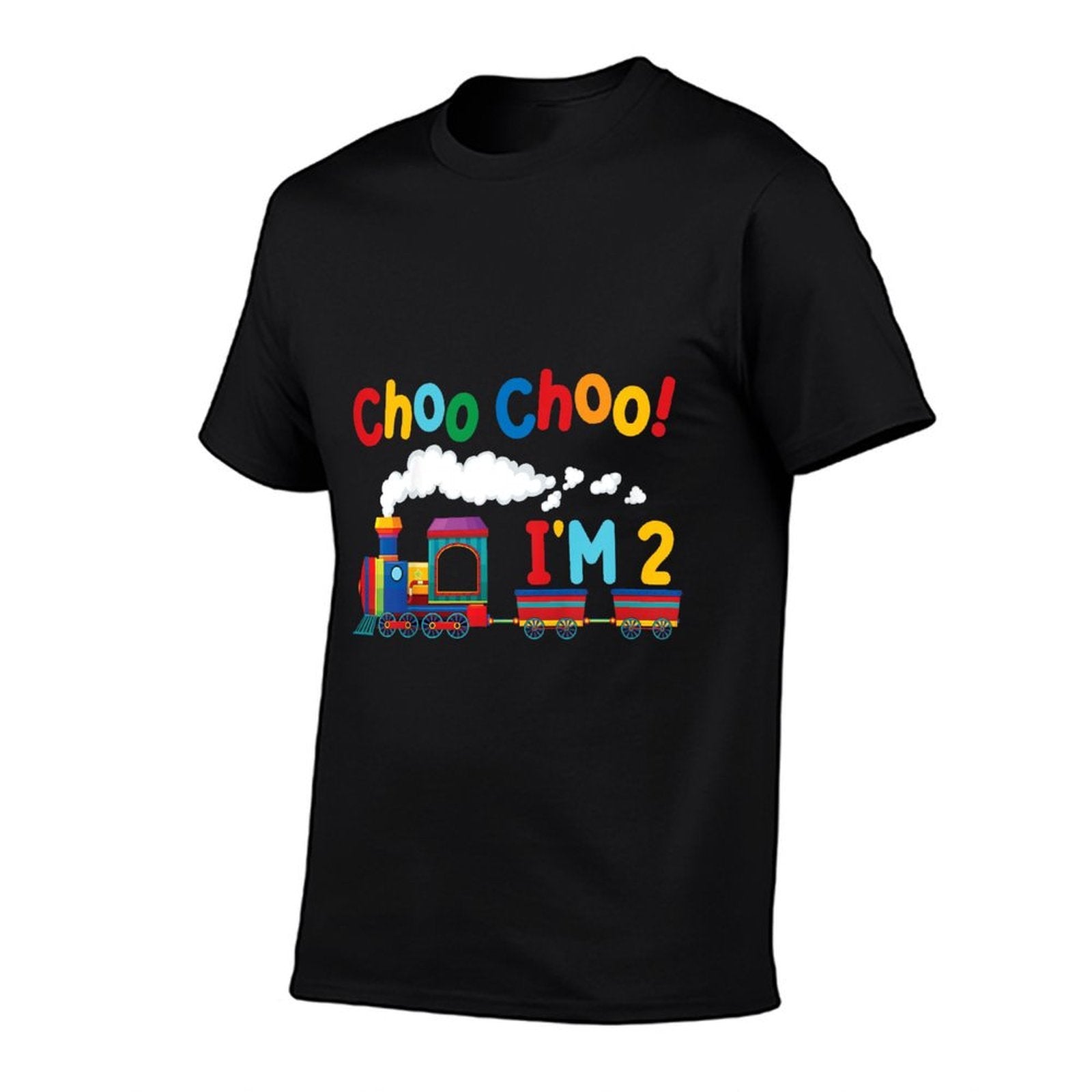 Choo Choo I'm 2 Year Old Locomotive Train Boys 2nd Birthday  Odor-resistant T-Shirt