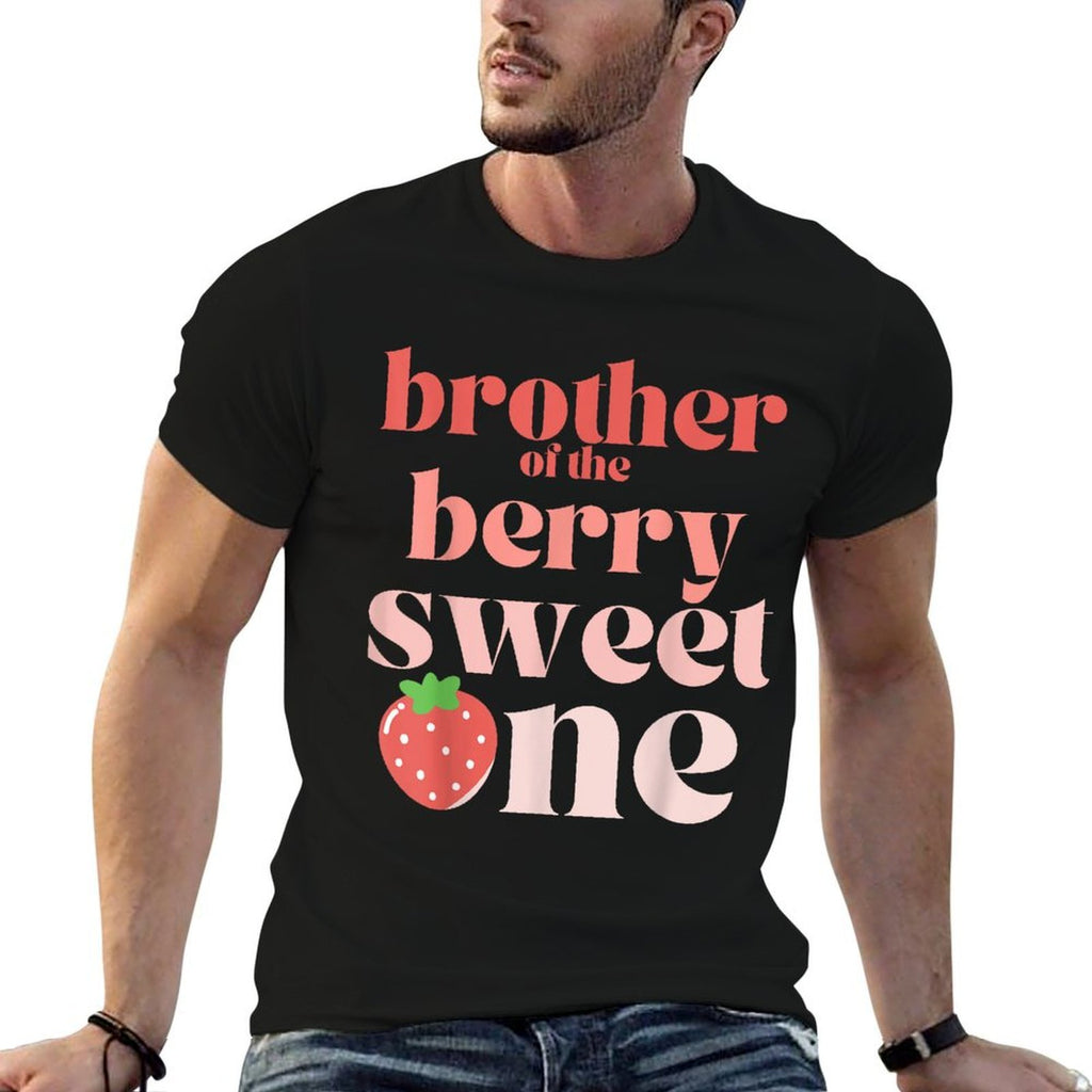 Brother of The Berry Sweet One Strawberry  Affordable Price T-Shirt