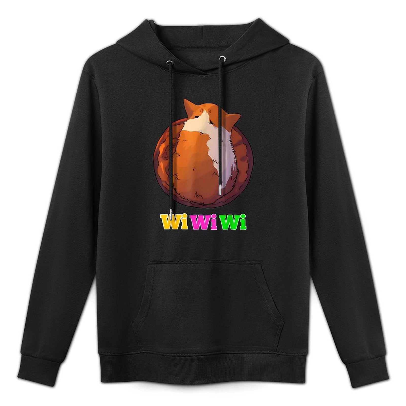 Wiwiwi Cat Funny Cute Cat Meme Cat Lovers Men Women Kids All-Day Comfort Hoodie