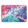Pink Terrazzo Pattern  Anti-Trip Bath Mat