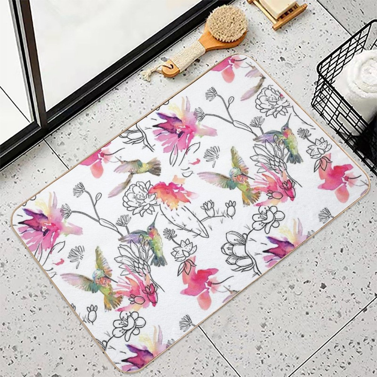 Desert Hummingbirds  High-Traffic Bath Mat