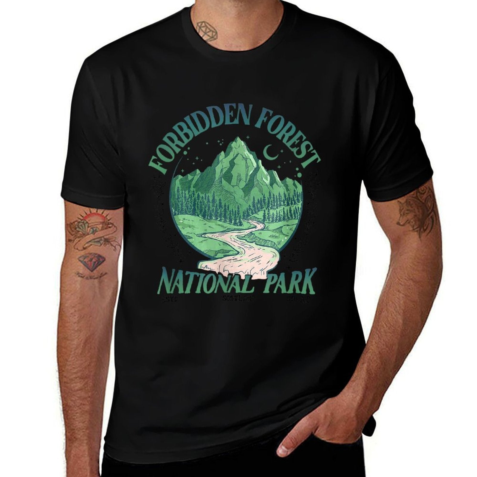 Forbidden Forest National Park Cute Bookish  Quick-drying T-Shirt