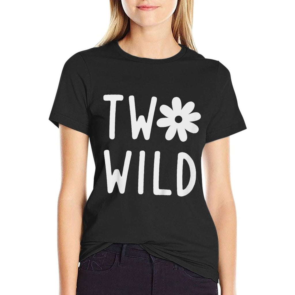 Kids Two Wild - Wildflower 2nd Birthday Comfortable T-Shirt