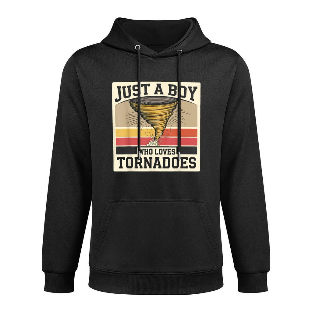 Tornado Chaser Just A Boy Who Loves Tornadoes Funny Gift Breathable Fabric Hoodie