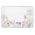 Watercolor Flowers  Easy To Clean Bath Mat