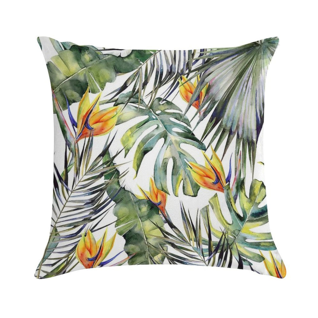 TROPICAL GARDEN Soft Multiple Sizes Throw Pillow