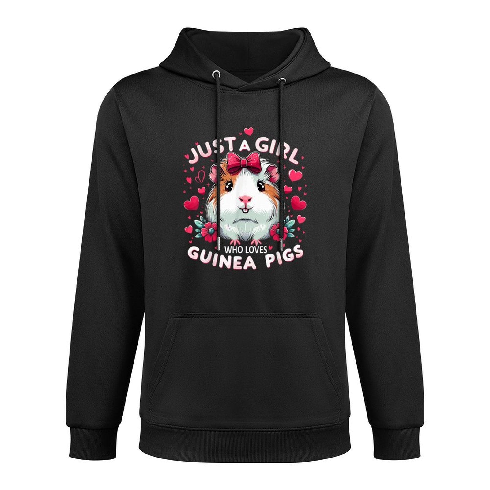 Just A Girl Who Loves Guinea Pigs Lover Mom Kangaroo Pocket Hoodie