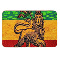 Rasta Lion of Judah Flag  Long-Lasting Bath Mat