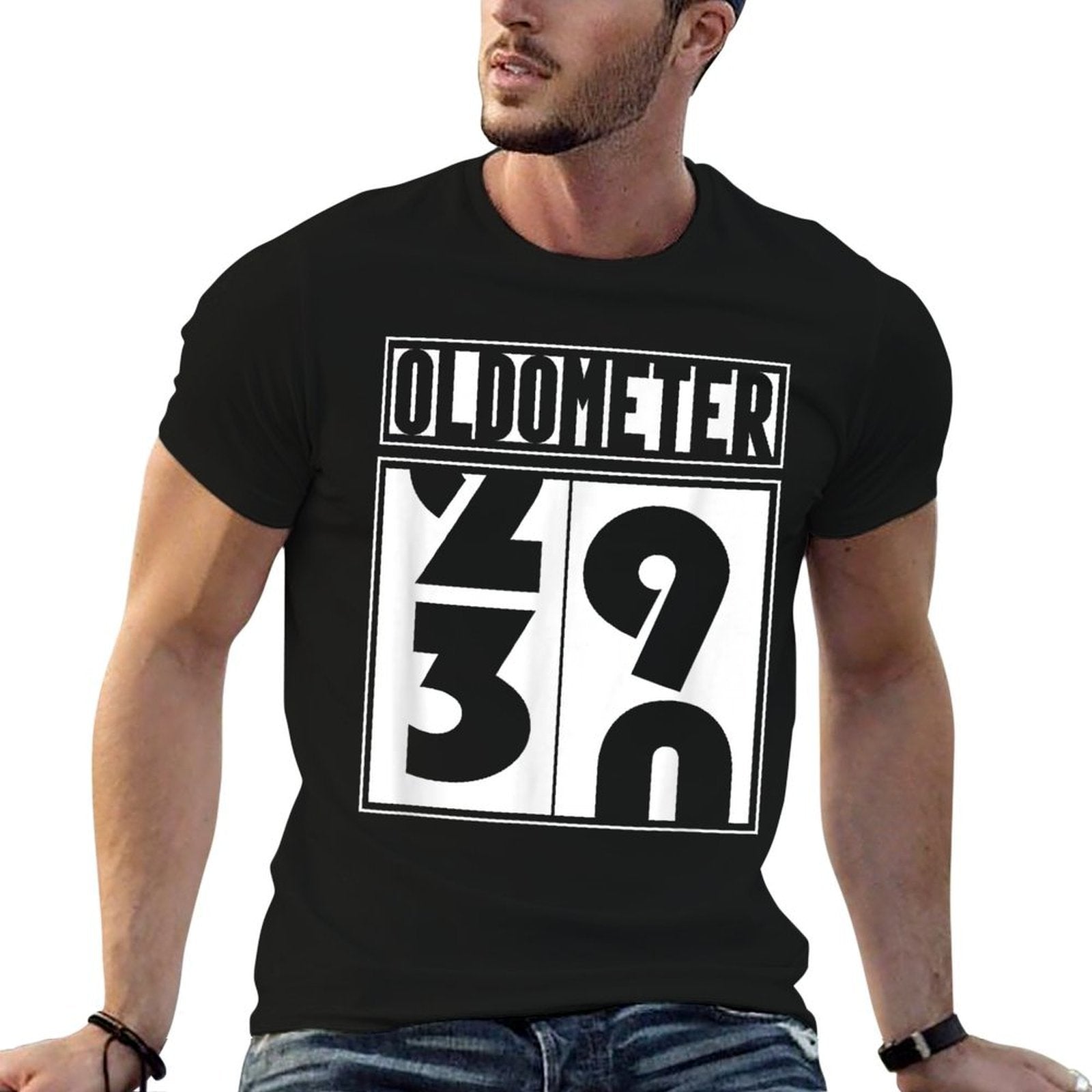 Oldometer 30th Birthday  Trendy Pattern T-Shirt
