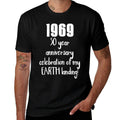 Funny 1969 Moon Landing 50th Birthday Novelty Joke  Trendy Pattern T-Shirt