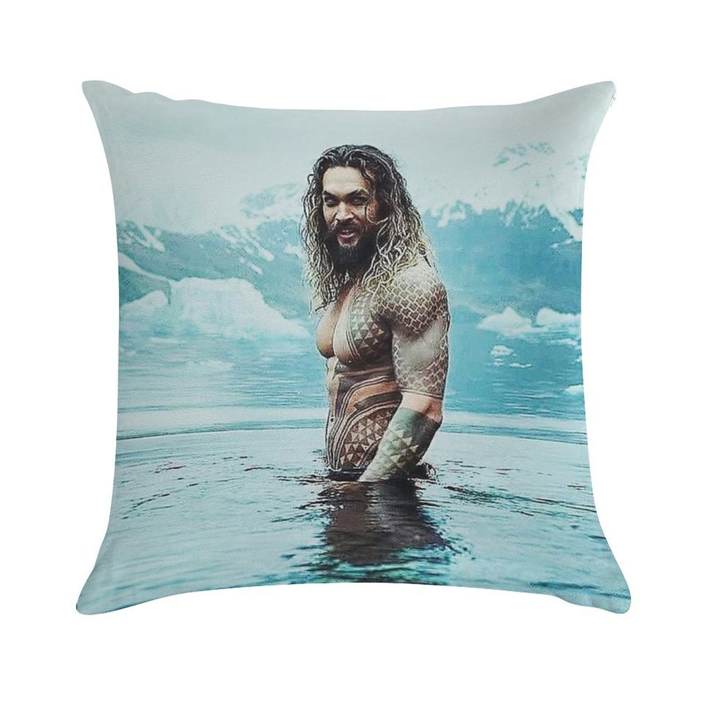 Jason Momoa Soft Warmth Comfort Throw Pillow