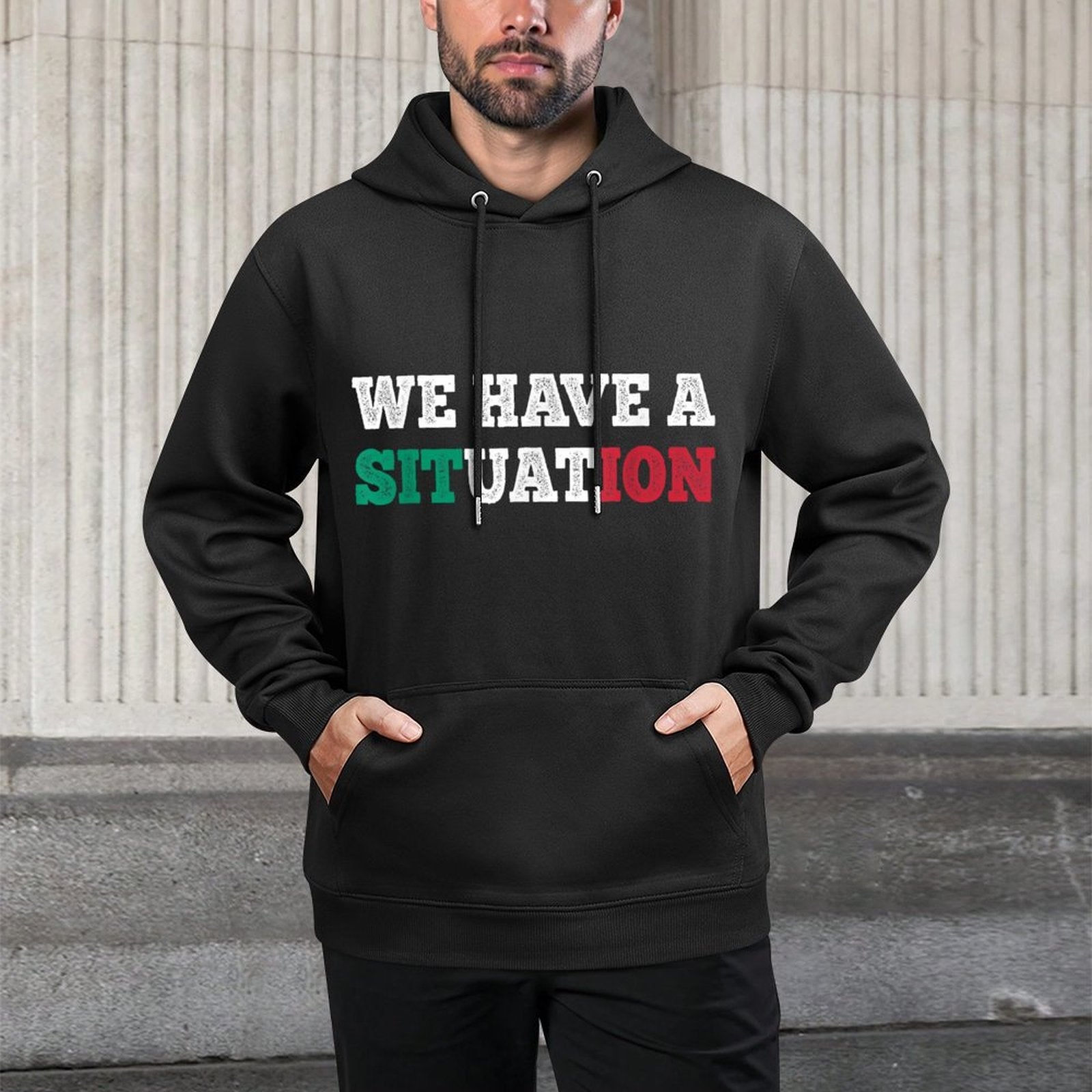 We Have A Situation New Jersey Garden NJ Shore Italian Unisex Design Hoodie