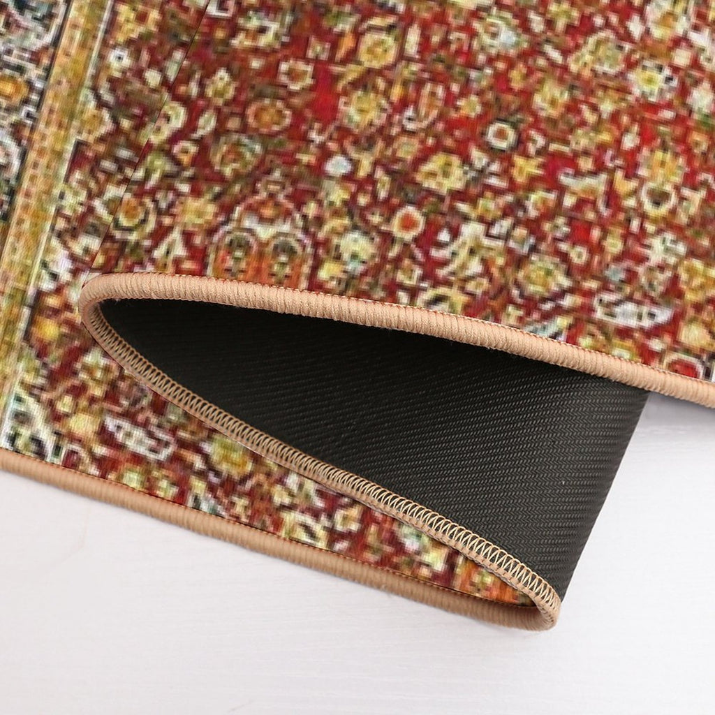 Khorasan Antique Persian Carpet Print  Rapid-Drying Bath Mat