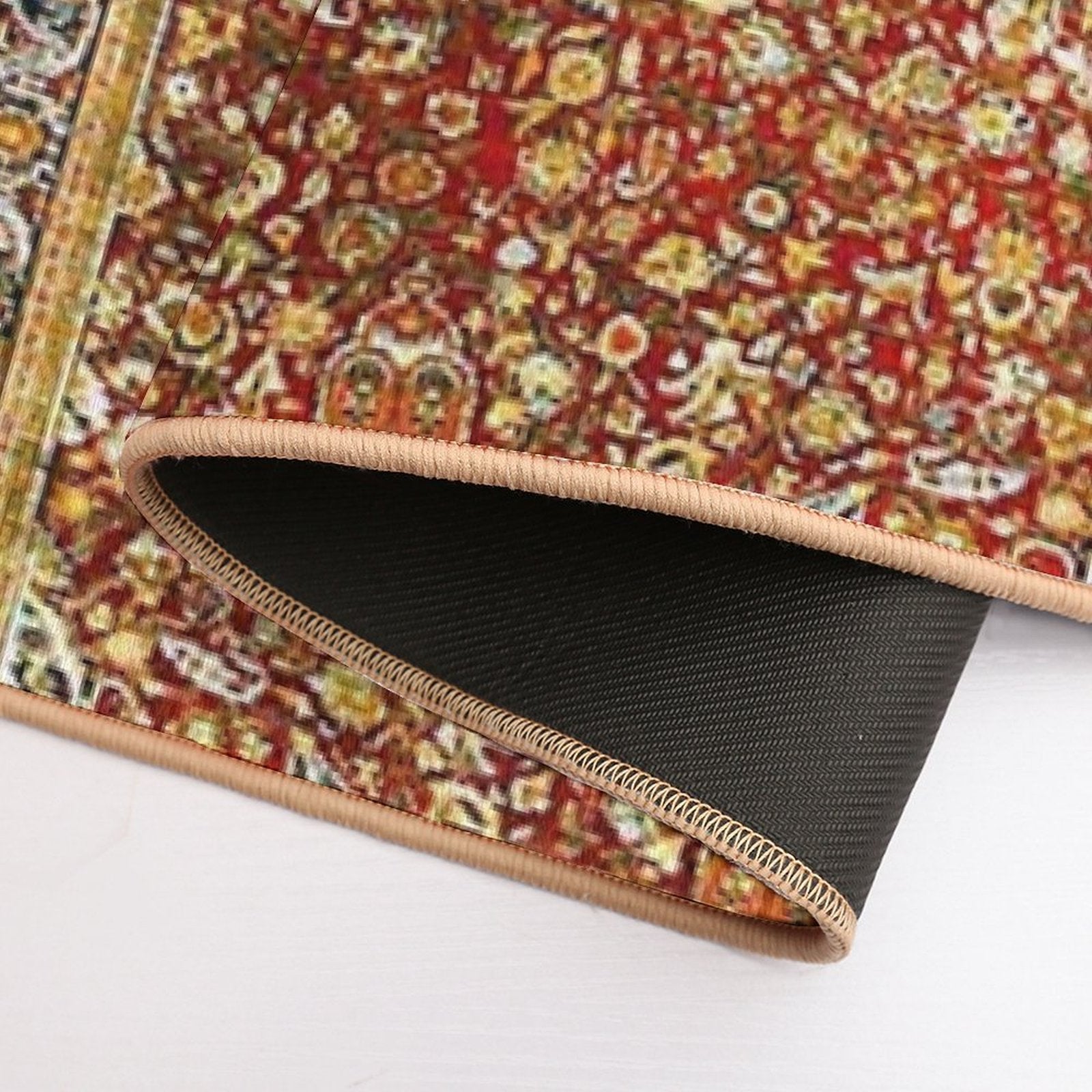 Khorasan Antique Persian Carpet Print  Rapid-Drying Bath Mat