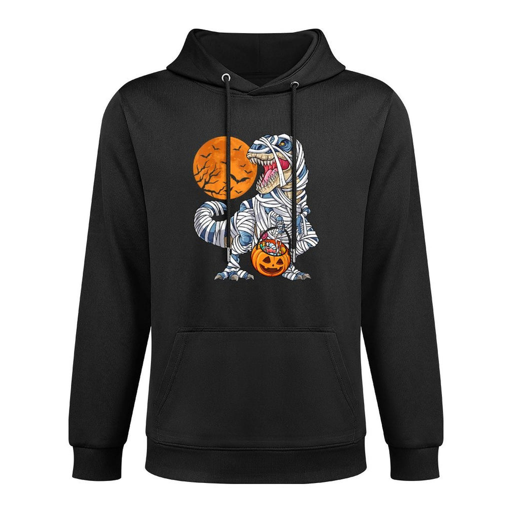 Halloweens for Boys Men Dinosaur T Rex Mummy Pumpkin Relaxed Fit Hoodie
